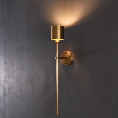 China Modern Vintage Lighting Indoor Candle Sconce Brass Wall Sconces For Walls for sale