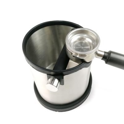 China Sustainable Stainless Steel Coffee Bucket Drawer Stainless Coffee Bucket Kick Box for sale