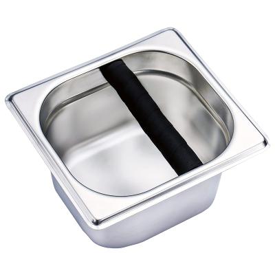 China Sustainable Stainless Steel Espresso Knock Down Box Blow Box Espresso for sale