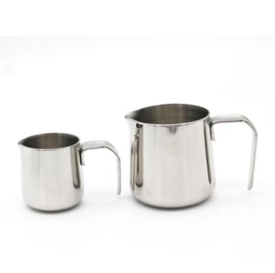 China Hot Sale Modern Outdoor Latte Art Coffee Milk Frothing Cup Stainless Steel Water Milk Pitcher for sale