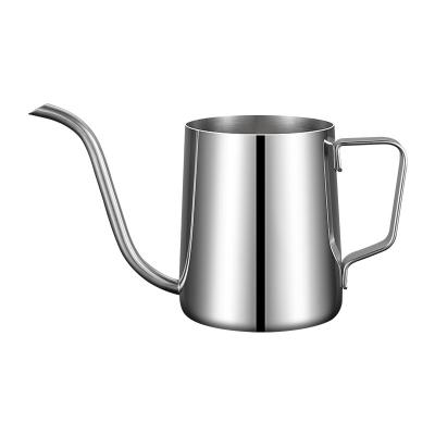 China Sustainable Long Spout Coffee Pot Stainless Steel Small Narrows Pour Over Coffee Kettle for sale