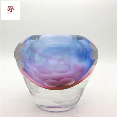 China China Unique Classic Customized Clear Glass Candle Holder for sale