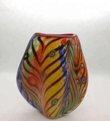 China Different types CLASSIC large Murano glass vase made in China for sale