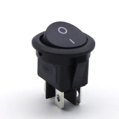 China High Quality KCD1-2 Series Round Rocker 6A 10A ON OFF Switch With 4 Pin KCD1-2 for sale