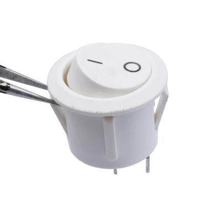 China KCD1-105 2pin KCD1-105 Custom Round Boat Hot Selling White Rocker Switch for sale