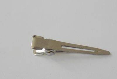 China Fashion metal single prong alligator hair clip for sale