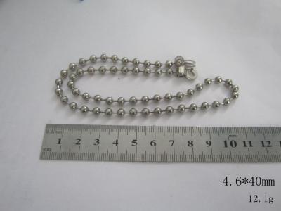 China metal ball chains,dog tag chains,promotional chains for sale