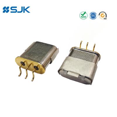 China SMD Typ 3 Pins 49TMJ Kristallfilter 10,7MHz Kanal Abstand 12,5KHz 3dB ±3,75KHz Bandbreite zu verkaufen