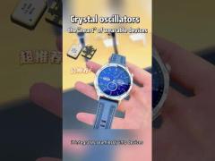 Crystal oscillator used in wearable devices