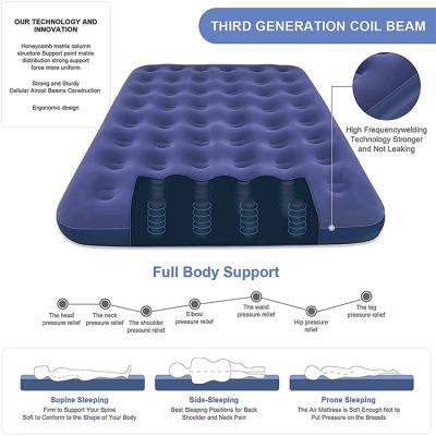 Chine Matelas léger assemblé de camping d'explosion de sommeil de camping de protection de poutre gonflable de bobine à vendre