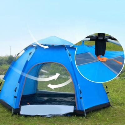 Chine Tente automatique imperméable de tente de camping de pliage de protection solaire d'hexagone à vendre