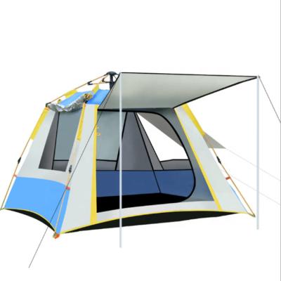 China Automatisches faltendes Polyester des Campingzelt-190T im Freien vier Seiten drei Windows zu verkaufen