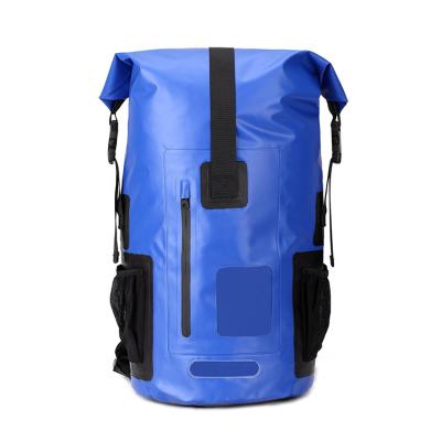 Chine Bâche imperméable légère de PVC 500D du sac à dos 35L de bureau à cylindre à vendre