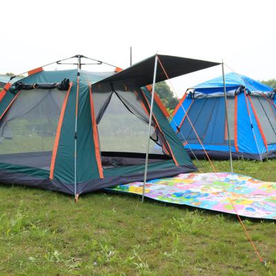 Chine Le camping instantané rapide automatique sautent la personne de la famille 3-4 de sport en plein air de tente à vendre