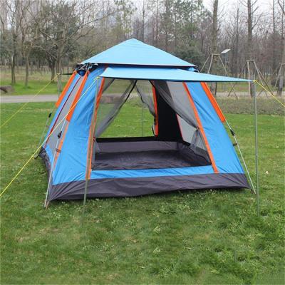 Chine Tente installée instantanée de famille de double couche de camping de protection solaire imperméable dégrossie par quatre de tente à vendre