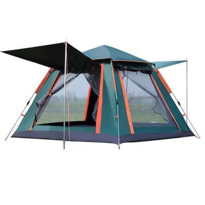 Chine Le camping protégeant du vent de Polonais de fibre de verre sautent la tente 240x240x156cm 3 chambre à coucher de 4 personnes une à vendre