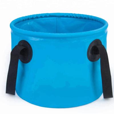 China OEM Outdoor Camping Folding Bucket 9-30L Double Stitching Waterproof Material for sale