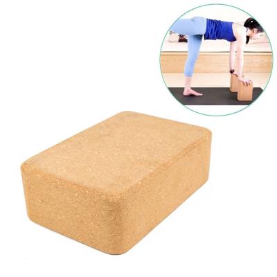 Chine Anti inclinaison Cork Yoga Block léger étanche à l'humidité inodore de 2 paquets à vendre