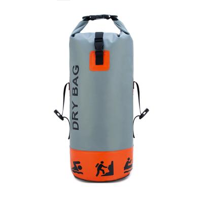 China Hochleistungsplane wasserdichter Rucksack-Rucksack 25L für das Wandern des Kampierens abgehend zu verkaufen