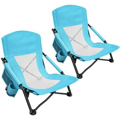 Chine Chaise de camping de Recliner de pliage de la chaise 250lbs de Mesh Fabric Low Ultralight Camping à vendre