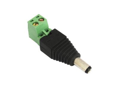 China Screw Terminal 2.1mm CCTV Power Connector , DC Jack Male Power Connector for sale