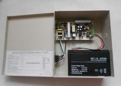 China Wall Mount CCTV Power Supplies with 13.8V Battery Back-Up , 12VDC 3.5A Power Supply for sale