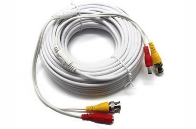 China el cable de vídeo coaxial del CCTV de los 30M, conexión de BNC/de DC Pre-hizo el cable siamés del CCTV en venta