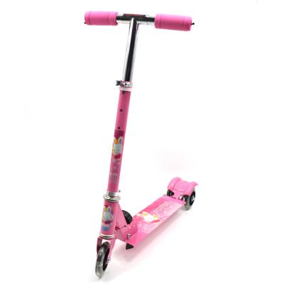 China New Design Safety 3 Years Old and Up Three Wheel Children Kids Scooter No Folding with LED Lights Kick Scooter Foot Scooter for sale