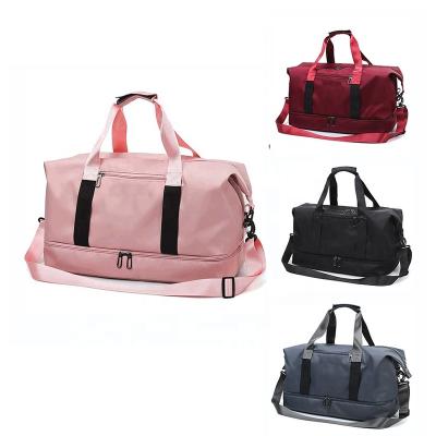 China Fashion Yoga Fitness Gym Sport Bags Wet Dry Handbags Swimming Duffel Bag With Shoe Compartment for sale