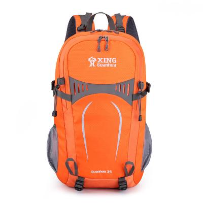 China Design Backpack Mountaineer Waterproof Large Capacity Waterproof Reflective Sport Bag Outdoor Camping Bag for sale