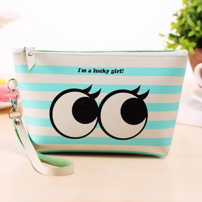 China Fashion Cosmetic Bag Multicolor Small Pattern Cute Makeup Pouch Evening Clutch Bag For Women for sale