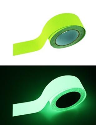 China Printable Photoluminescent Luminous Adhesive Tape Glow In The Dark Tape 4-10 Hours for sale