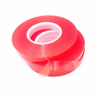 China Clear Heat Resistant PET Double Sided Tape With Strong Acrylic Adhesive for sale