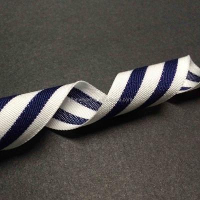 China CUSTOM SUITABLE UNIFORM AND SPORTSWEAR ACCESSORY 21mm POLYESTER STRIPE TAPE for sale