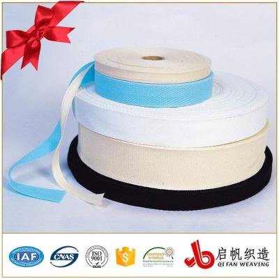 China Viable Colors Heavy Cotton Webbing Herringbone Straps for sale