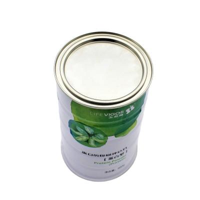 China Airtight Food Cylinder Food Grade Metal Storage Canisters For Baby Milk Powder Solid Drink for sale