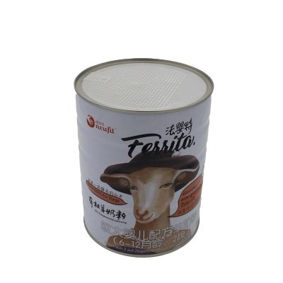 China Good Food Sealing Around Powder Tin With Design Food Can For Iscuits Candy for sale