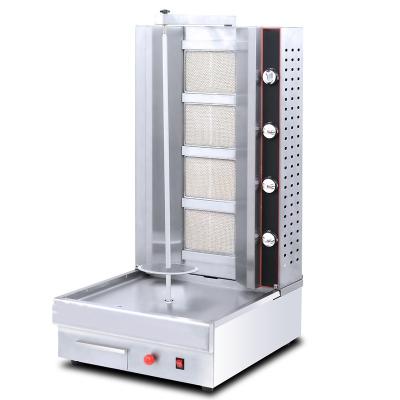 China Adjustable Height Grilled Roasted Chicken Meat Machine/Shawaram Doner Kebab Making Grill Machine for sale