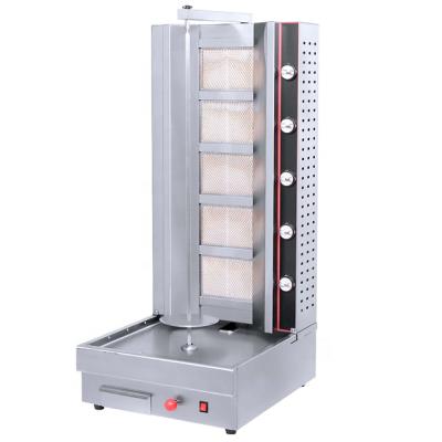 China Adjustable Height 2022 Wholesale price donner kebab making machine with 5 burner  QZD-5 for sale