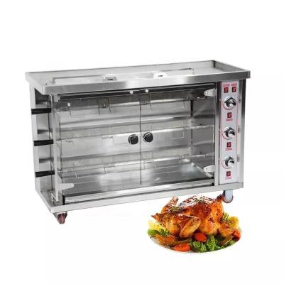 China Stainless Steel High Quality Gas Chicken Rotisserie Machine Commercial Rotisserie Chicken Gas Oven With Best Price for sale