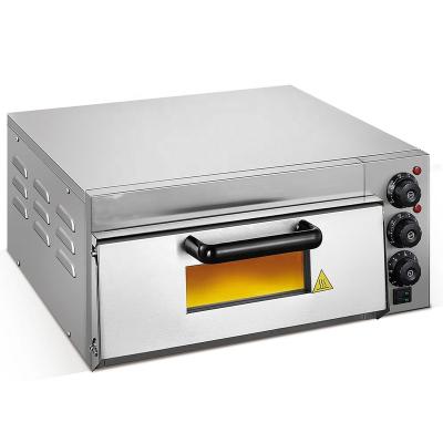 China Bakery 1 deck 1 tray bread pizza electric baking equipment electric deck oven for bread for sale