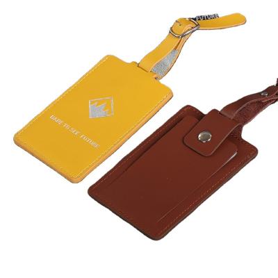 China Garment\jeans\DIY\bags\overcoat factory supplier bulk color cheap custom leather luggage tag various for sale