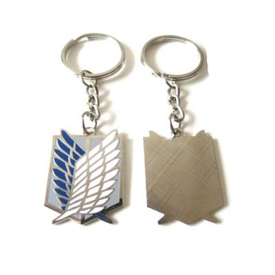 China Wholesale Hard Custom Zinc Alloy Metal Keychain Enamel Logo Metal Keychain Keychain for sale