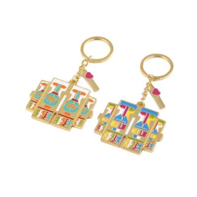 China Cheap High Quality Hard Custom Metal Key Enamel Key Chain Zinc Alloy Holder for sale