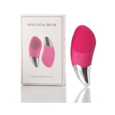 China Face Lift Beauty Skin Care Waterproof Silicone Electric Facial Cleansing Brush for sale