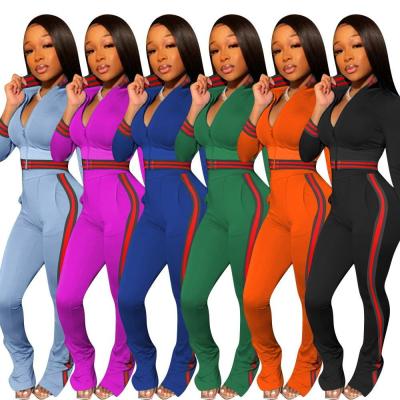 China Clothing Vendor Women Breathable Tops And Pants Two Piece Set Women Tracksuit 2 Pieces Sets Women's Outfits for sale