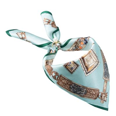 China Others Selling Luxury Printed Square Scarf Women's Protective Neck Silk Scarf Hot Fashion Customized for sale