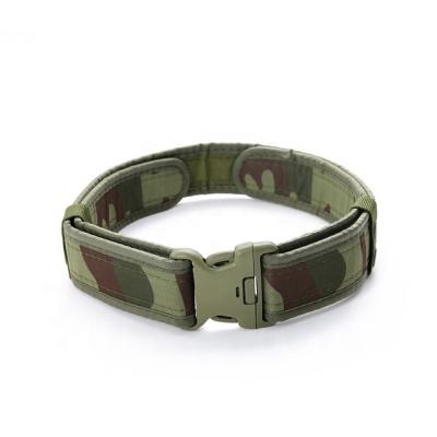 China High Strength Wear Resistance//Promotional Adjustable Military Tactical Belt Waterproof Cloth Woven Camouflage Quick Dry Belt for sale