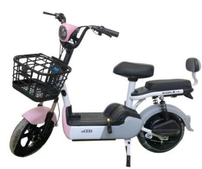 China Carbon Fiber 2 Wheels Electric Moped Adult Wide Range Unisex 14 Inch Motor Power Vacuum Tire 48V 12Ah 90Kg Load Three Speed ​​Modes for sale