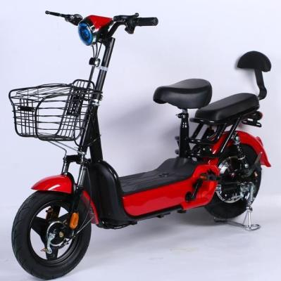 China Steel 2 Wheels Electric Mopeds 500W High Range Adult Unisex 14 Inch Vacuum Tire 48V/60V 12Ah 90Kg Motor Power Load Three Gears Modes for sale